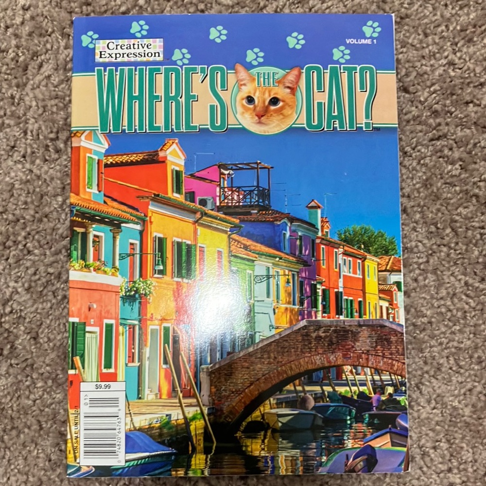 "Where's the cat?" Fun activity book